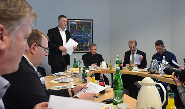 Bei der Pressekonferenz