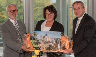 © Offizialat/Hörnemann Bölsker und Theising danken Angelika Kaminski