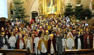 Gruppenbild der Sternsinger aus Oythe 