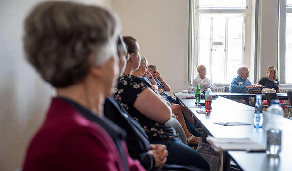 Besprechung in einer Arbeitsgruppe