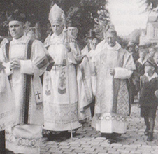 Ein Foto von der ersten Firmreise Kardinal von Galens