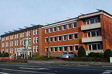 Eingangsbereich des Dienstgebäudes Kolpingstraße 14 